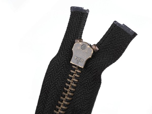 Staromosazný zip YKK No 5 délka 80 cm bundový