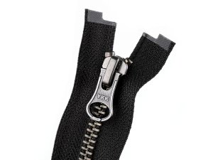 Zip kovový YKK No 5 dělitelný 2 jezdce / dvoucestný 50 cm na kožené bundy