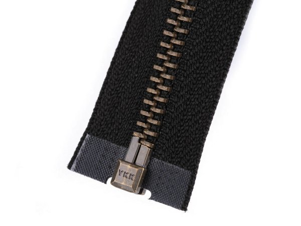 Staromosazný zip YKK No 5 délka 75 cm bundový