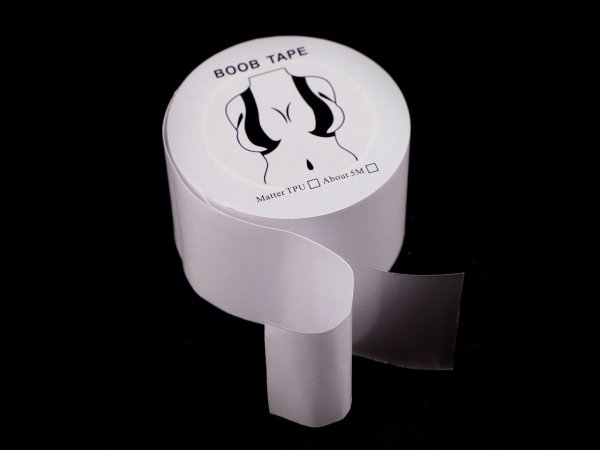 Boob tape páska na prsa samolepicí šíře 3,8 cm transparent