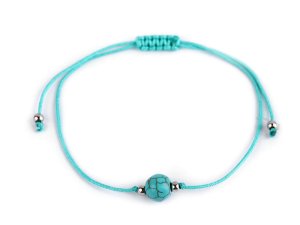 Náramek shamballa s imitací minerálu