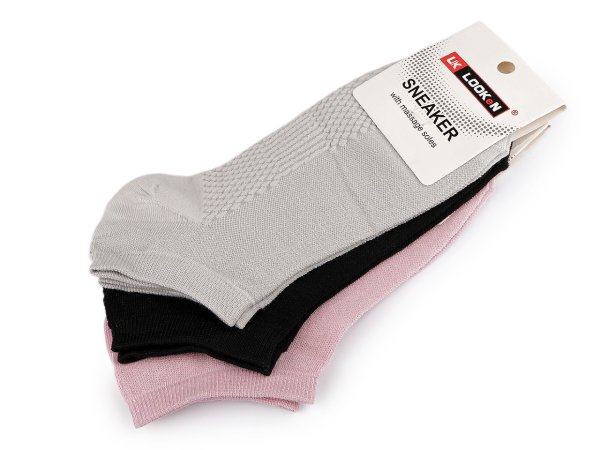 Dámské bavlněné ponožky do tenisek