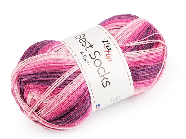 Pletací příze Best Socks samovzorovací / ponožkovka 100 g