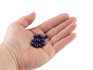 Lapis lazuli dobarvený, minerální korálky Ø6 mm