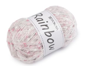 Pletací příze mohérová Rainbow 100 g