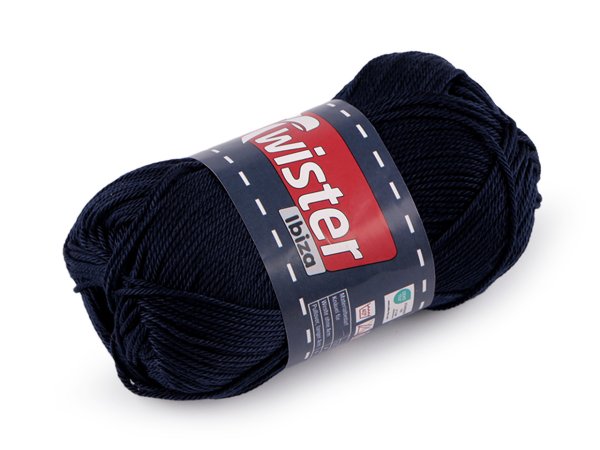 Bavlněná pletací příze Twister Ibiza 50 g